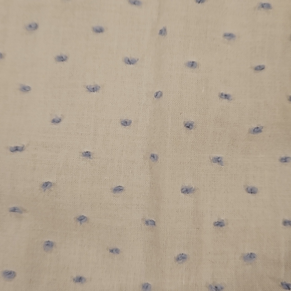 💕HILL HOUSE💕 The Ellie Nap Dress ~ White with Blue Swiss Dots Large - Picture 10 of 12